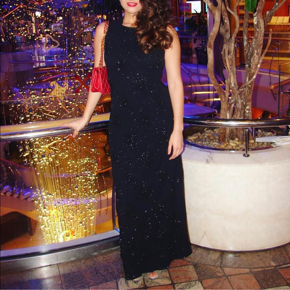 Gala David Miester Black Dress Gala sparkly